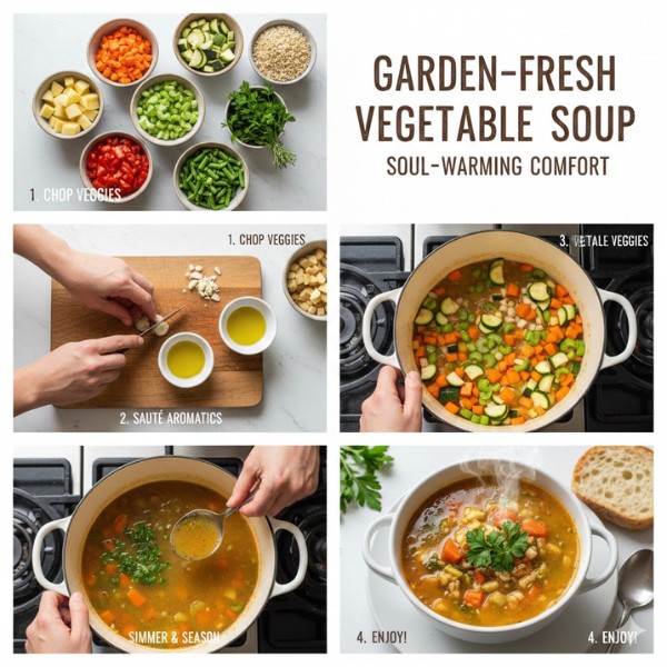 Garden-Fresh Vegetable Soup Recipe