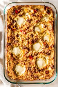 bagel brie strata delight
