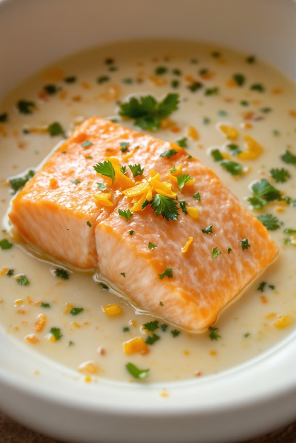 coconut braised salmon preparation steps