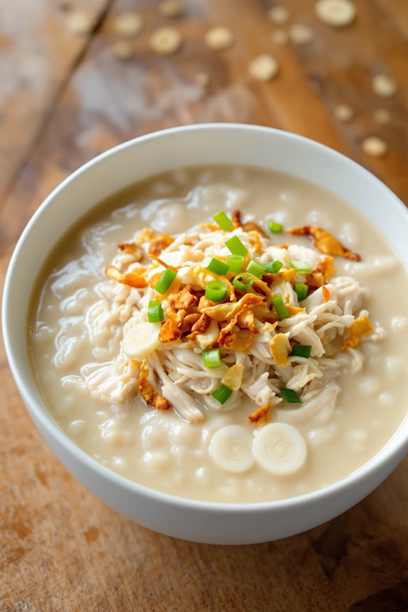 comforting chicken congee recipe