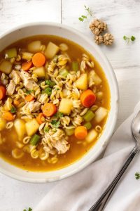 comforting homemade chicken soup