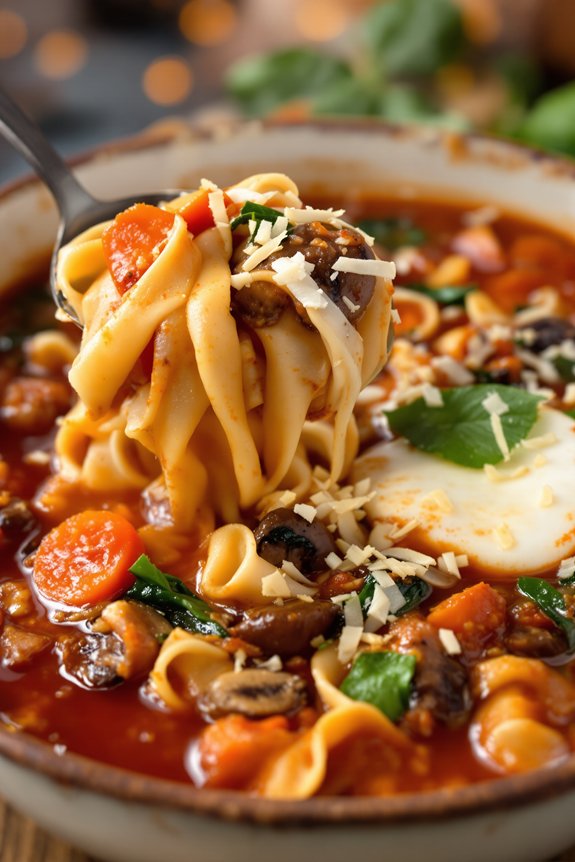 comforting lasagna soup recipe