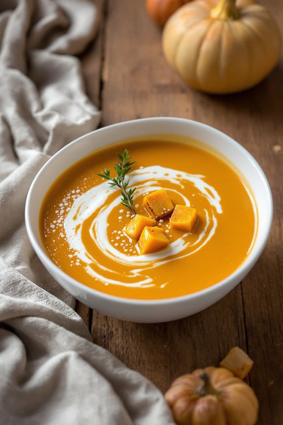 creamy butternut squash soup