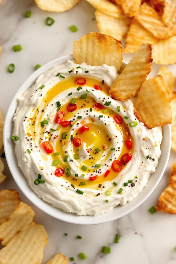 creamy feta pepper dip