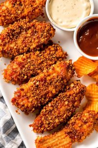 crispy barbecue chicken tenders