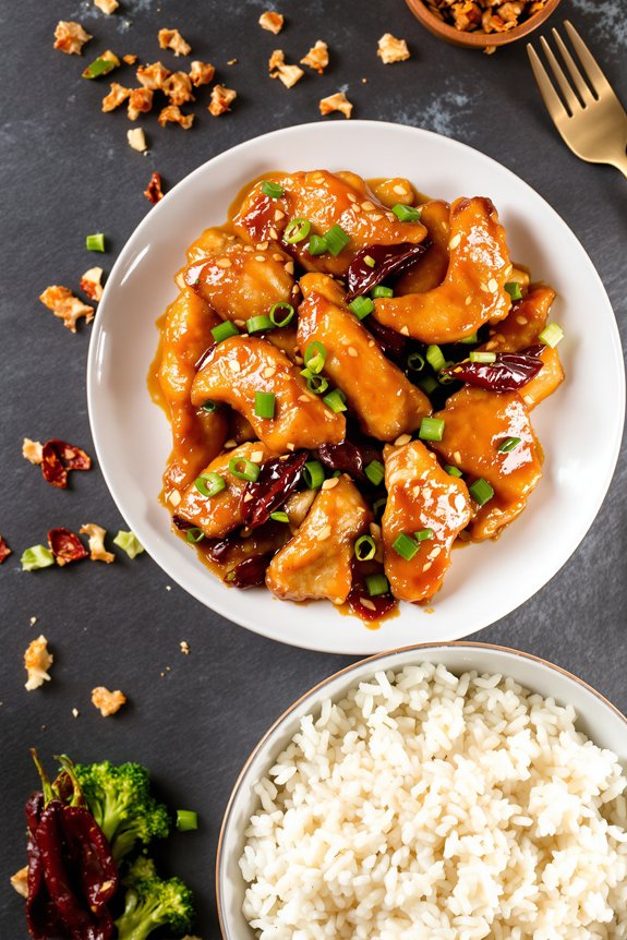 crispy homemade general tso