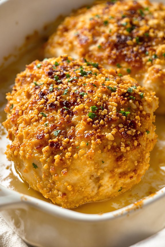crispy parmesan chicken thighs