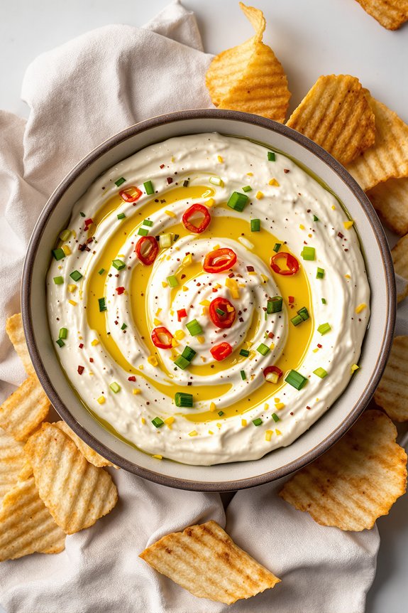 delicious feta pepper dip