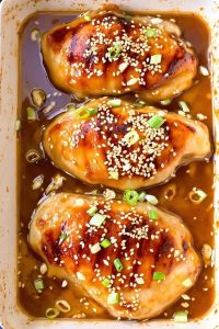 delicious golden sesame chicken