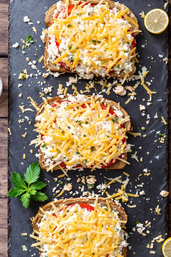 delicious gourmet tuna melt