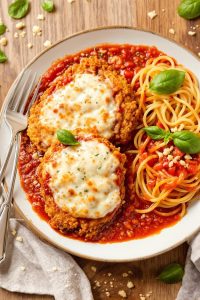 deliciously crispy chicken dish