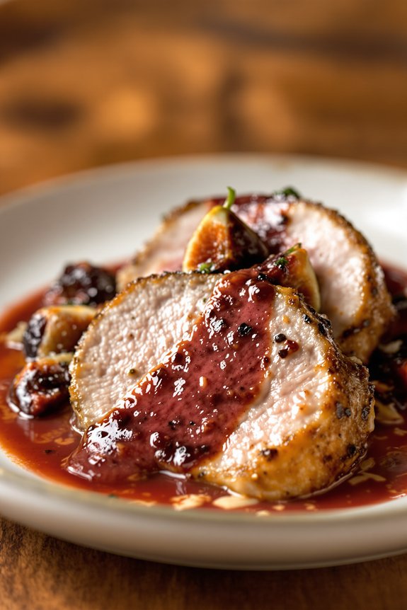 fig glazed pork tenderloin preparation