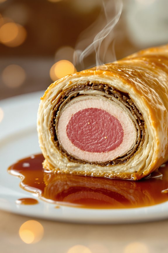 golden beef wellington recipe