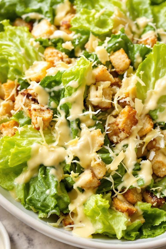 homemade caesar salad dressing