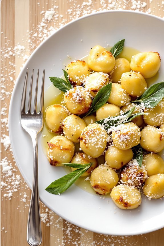 homemade fluffy potato gnocchi