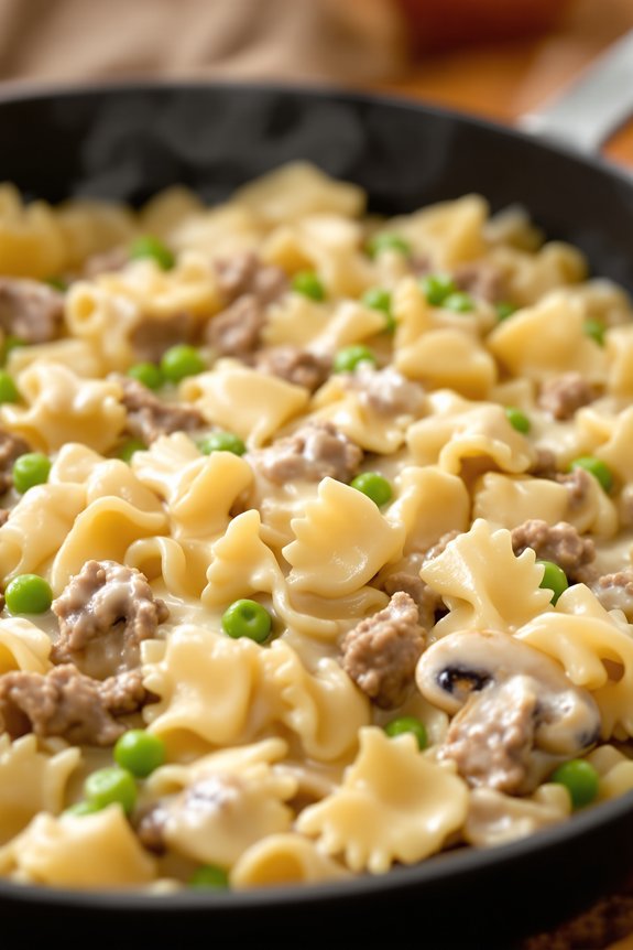 one skillet beef stroganoff