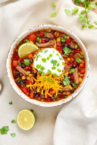 spicy steak fajita chili