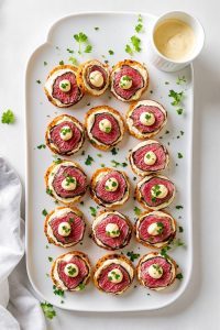 steak bites with horseradish flavor
