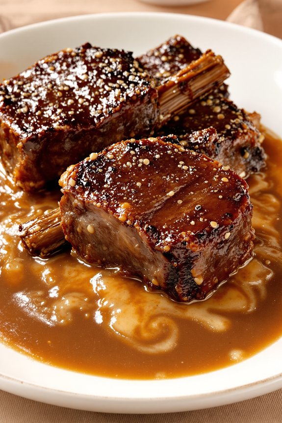 tender braised short ribs