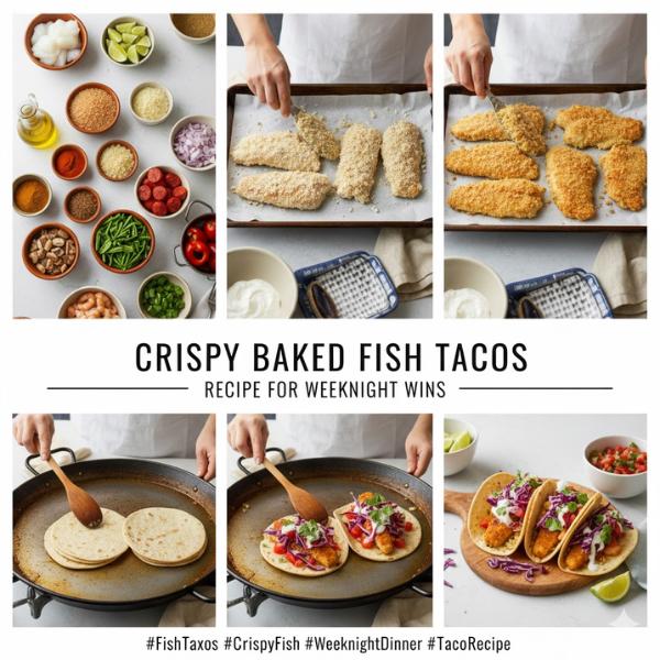 Crispy Baked Fish Tacos