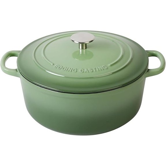 Enameled Cast Iron Dutch Oven 5.5 Quart
