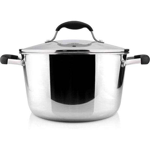 AVACRAFT 18/10 Stainless Steel Dutch Oven 5Qt