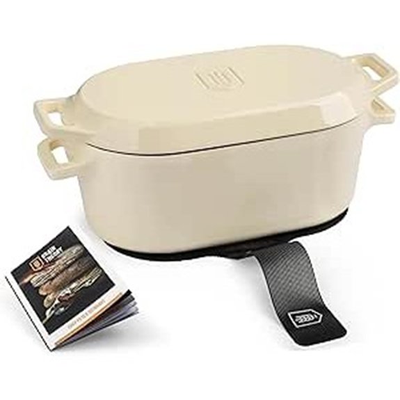 Kook Dutch Oven for Sourdough Baking (5 Qt)